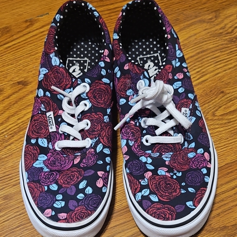 Vans Floral Canvas Sneakers